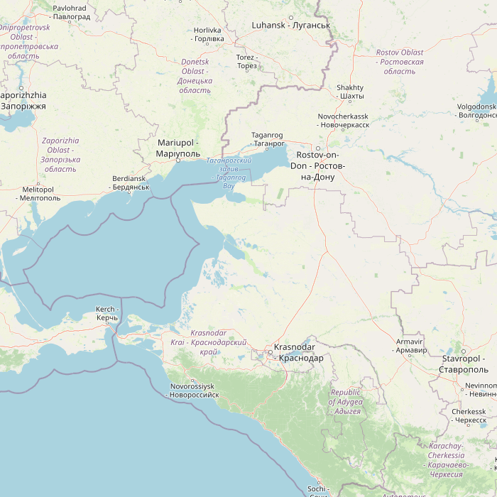 Mapa de las fuentes de los datos