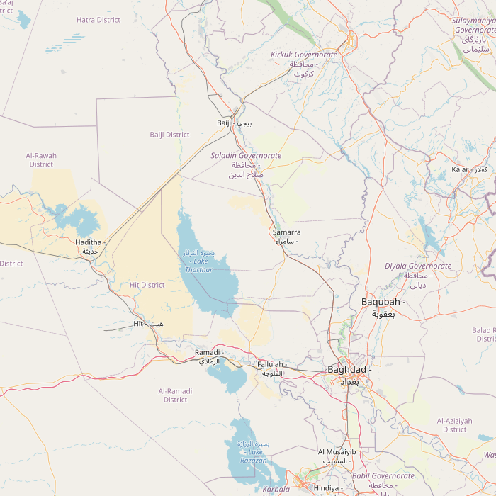 Mapa de las fuentes de los datos