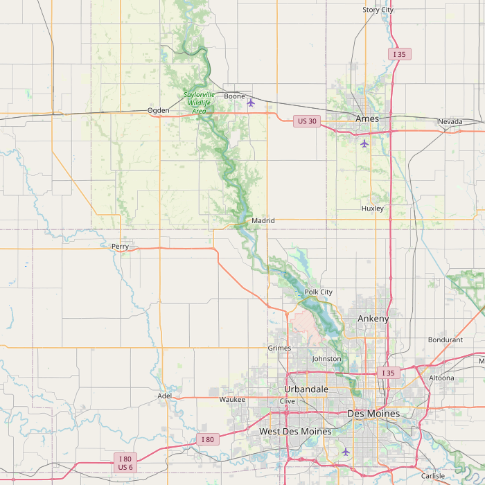 Mapa de las fuentes de los datos