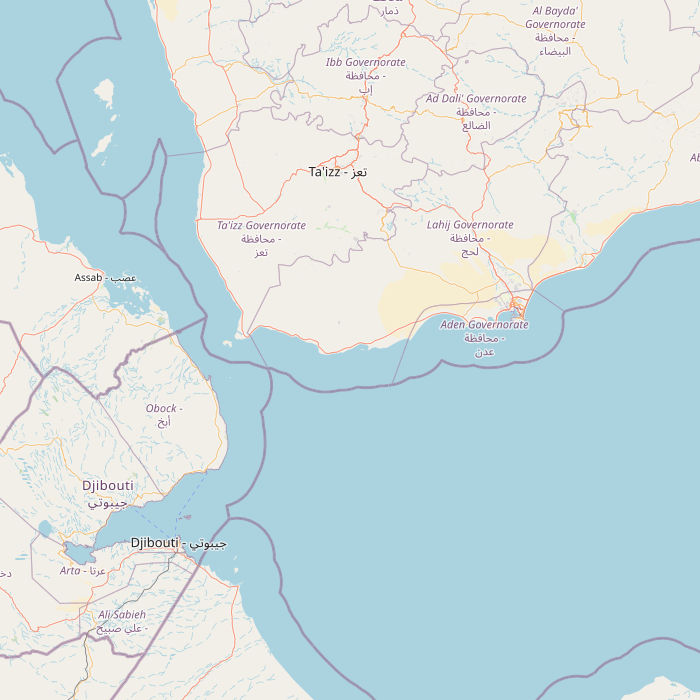 Mapa de las fuentes de los datos
