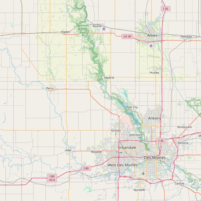 Mapa de las fuentes de los datos