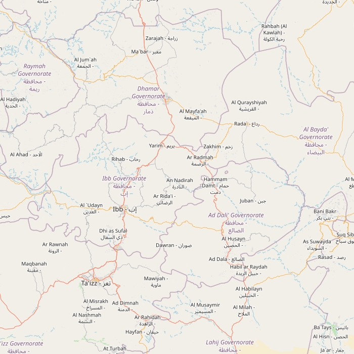 Mapa de las fuentes de los datos