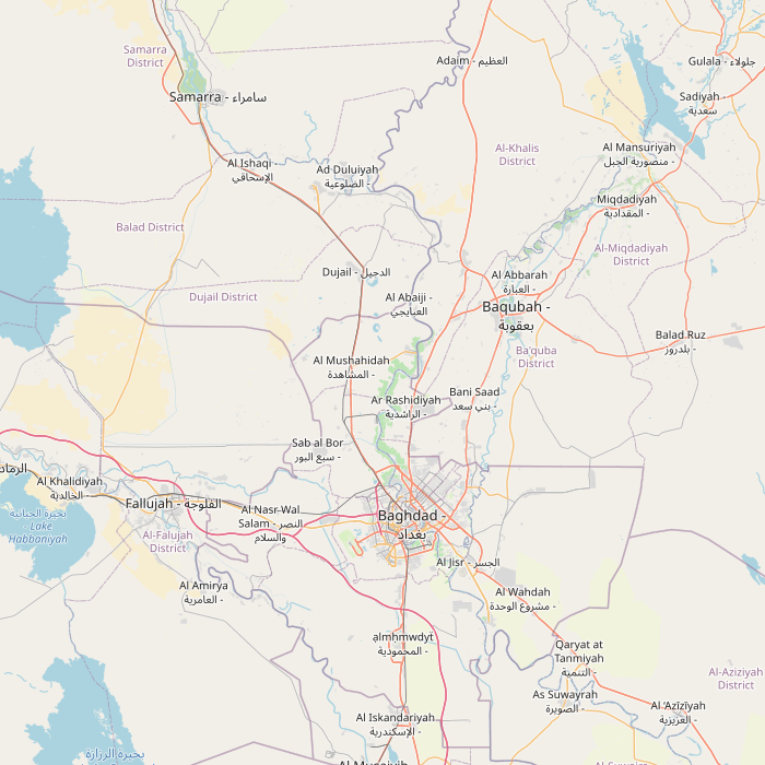 Mapa de las fuentes de los datos