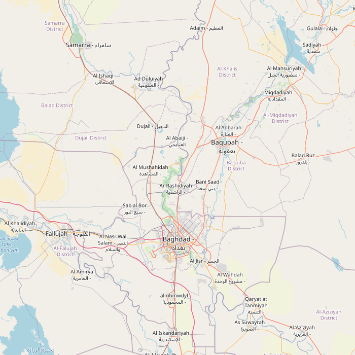 Mapa de las fuentes de los datos