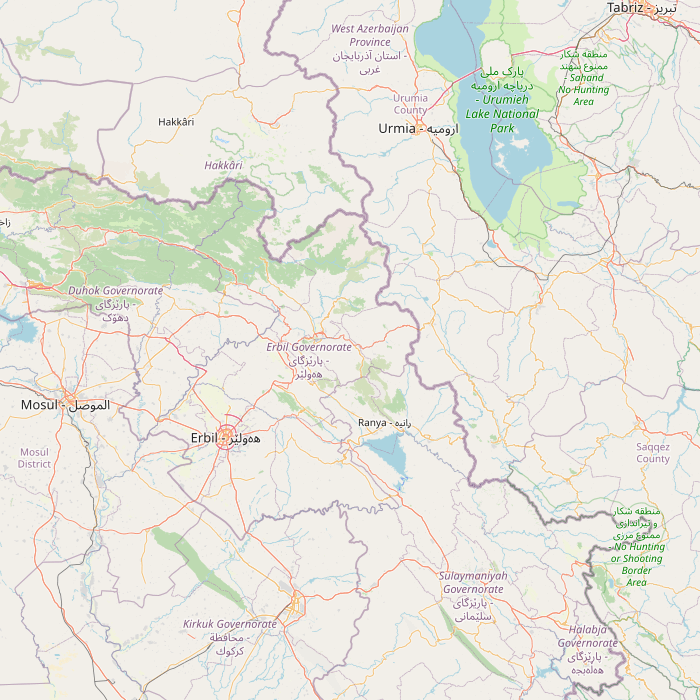 Mapa de las fuentes de los datos