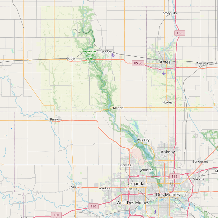 Mapa de las fuentes de los datos