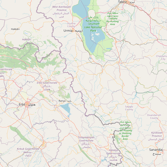 Mapa de las fuentes de los datos