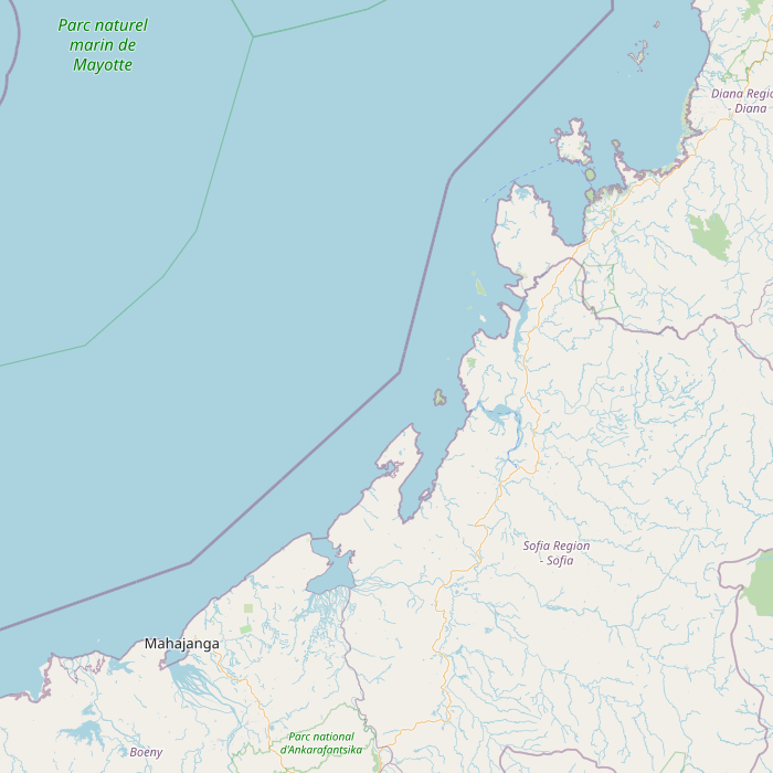 Mapa de las fuentes de los datos