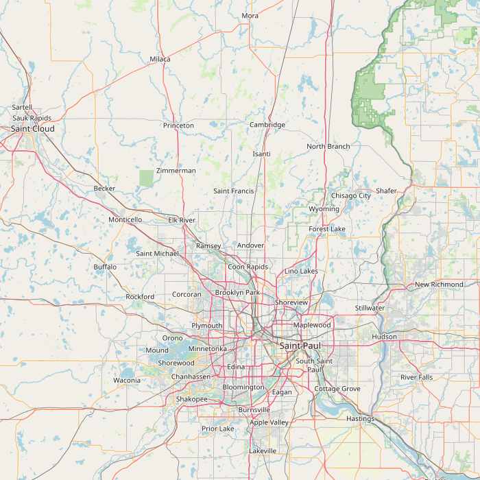 Mapa de las fuentes de los datos