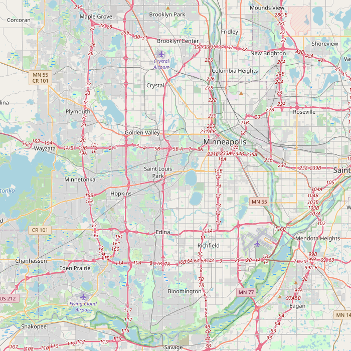 Mapa de las fuentes de los datos