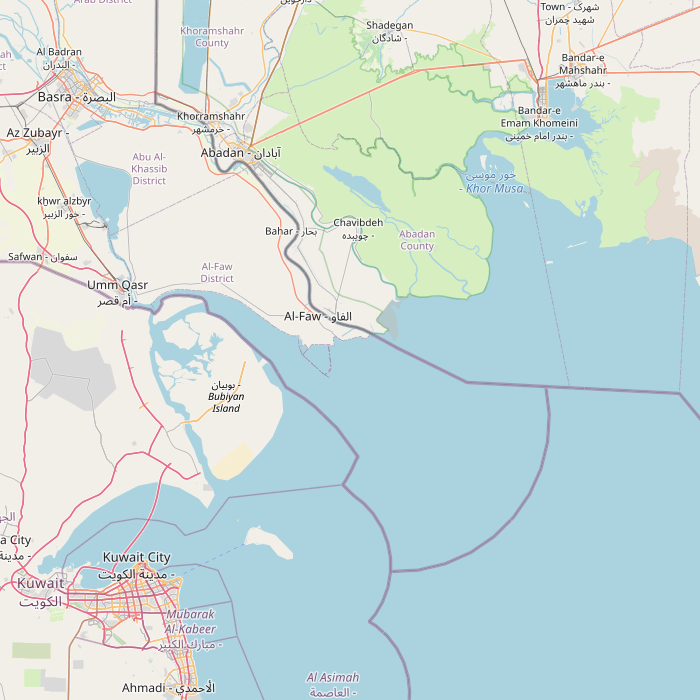 Mapa de las fuentes de los datos