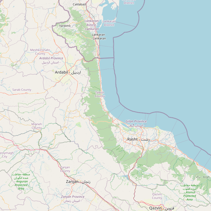 Mapa de las fuentes de los datos