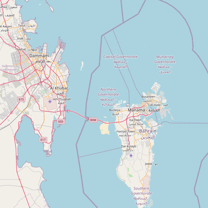Carte des sources