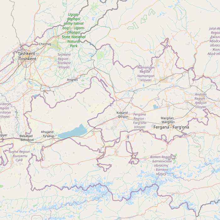 Mapa de las fuentes de los datos