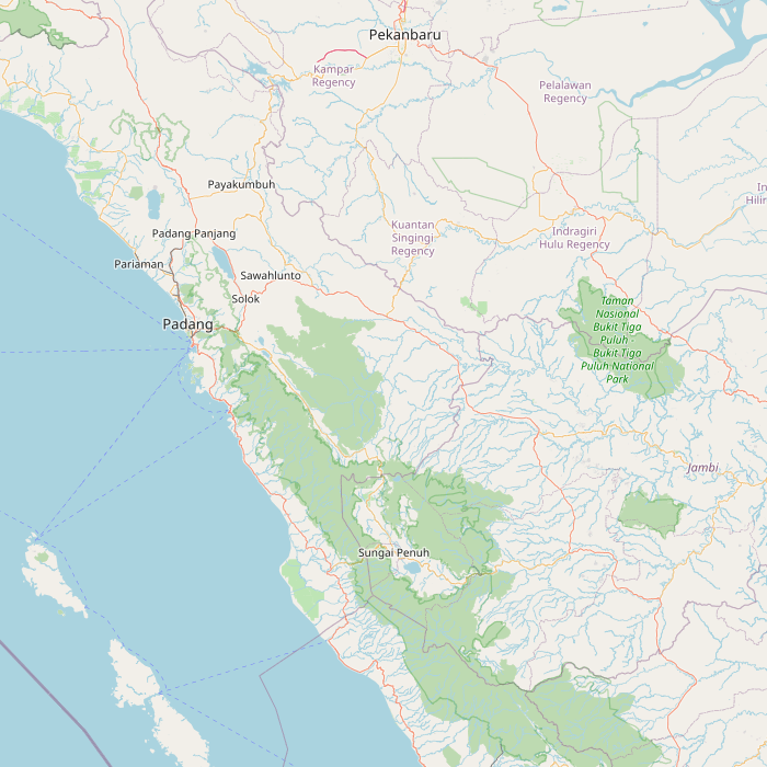 Mapa de las fuentes de los datos