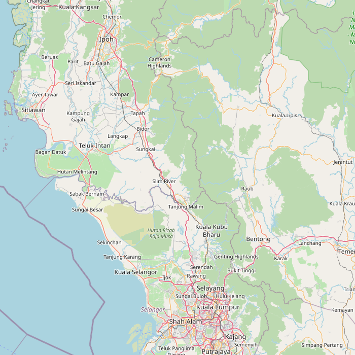 Mapa de las fuentes de los datos