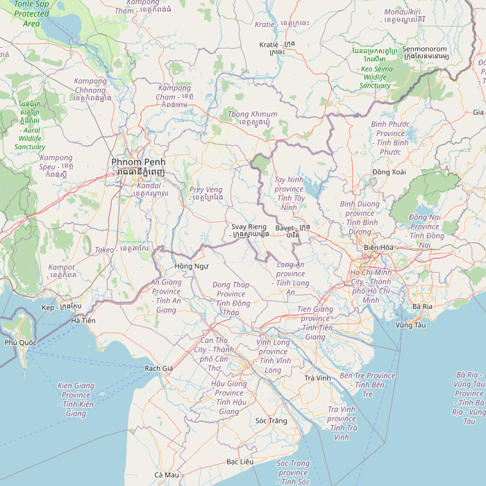 Mapa de las fuentes de los datos