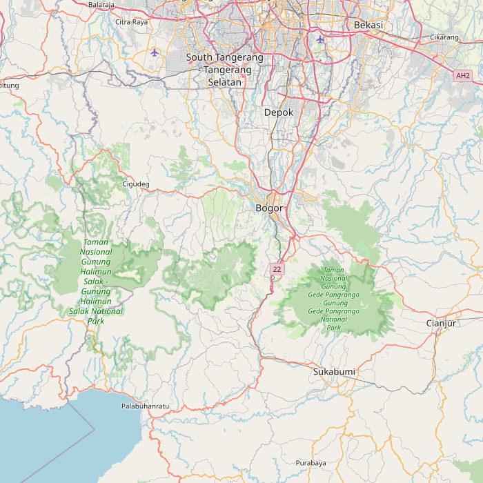 Mapa de las fuentes de los datos