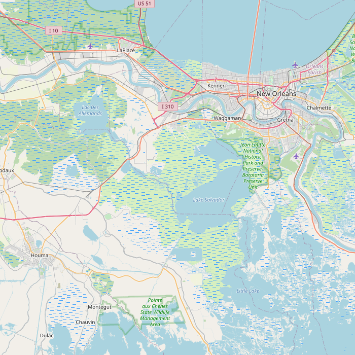 Mapa de las fuentes de los datos