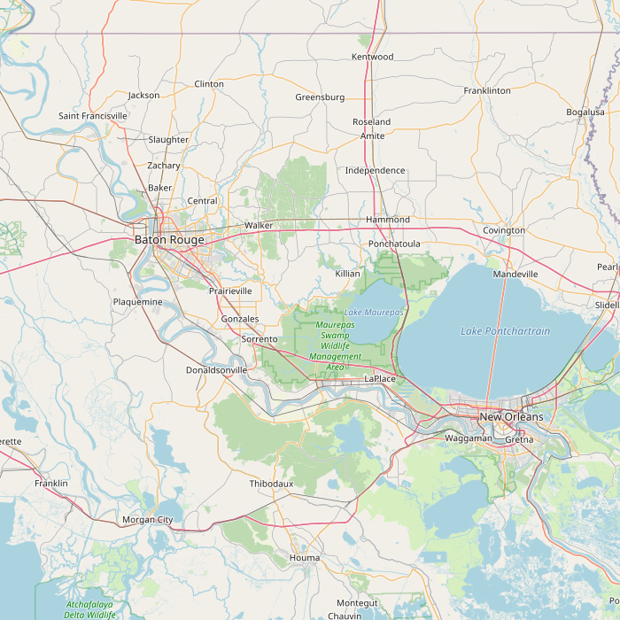 Mapa de las fuentes de los datos