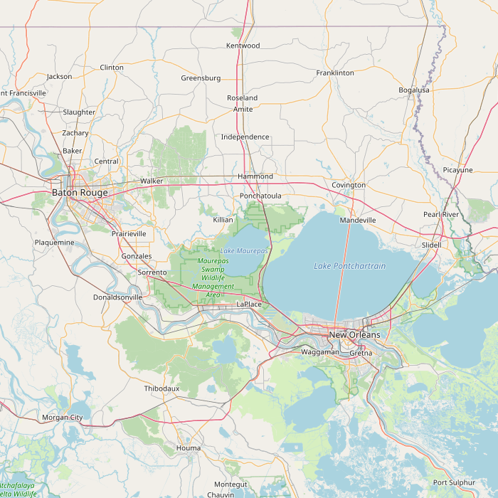 Mapa de las fuentes de los datos