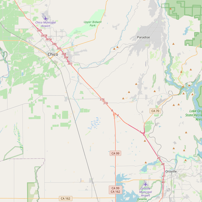 Mapa de las fuentes de los datos