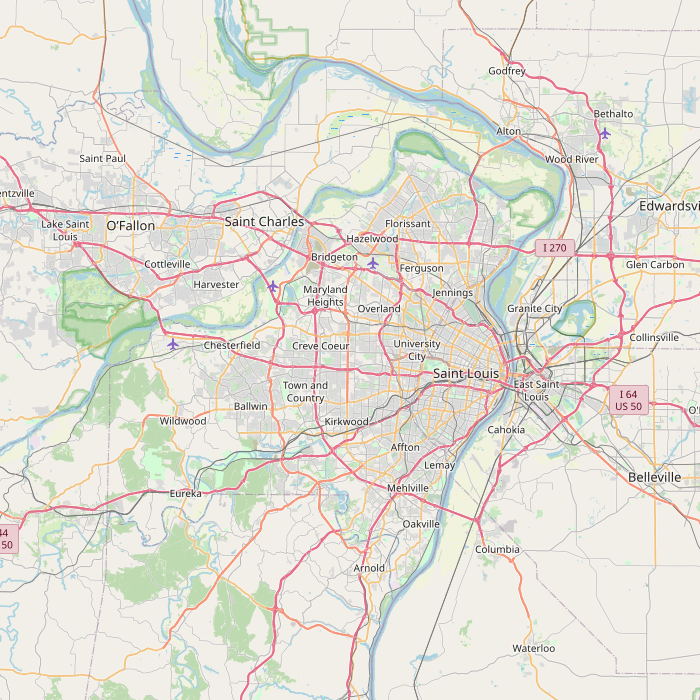 Carte des sources