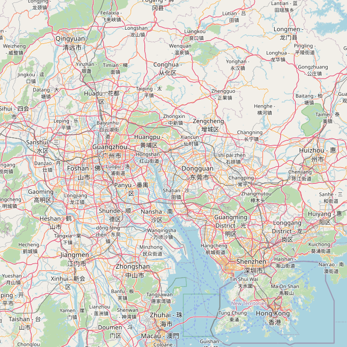 Mapa de las fuentes de los datos