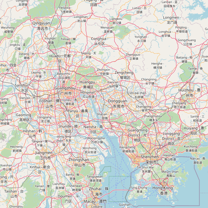 Mapa de las fuentes de los datos