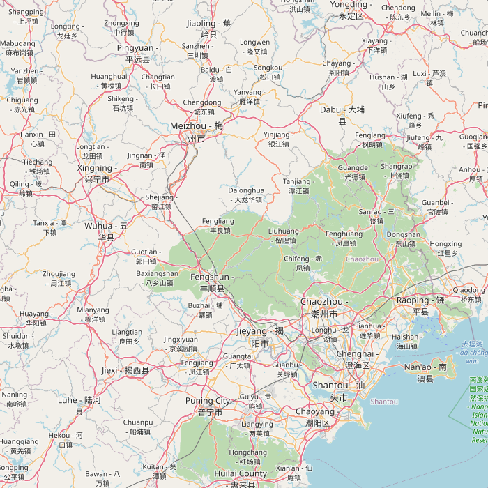 Mapa de las fuentes de los datos
