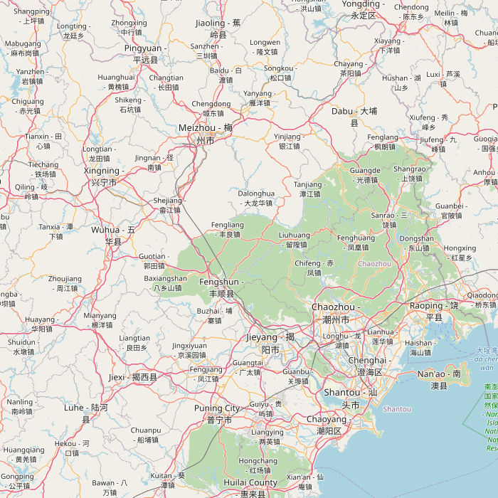 Mapa de las fuentes de los datos