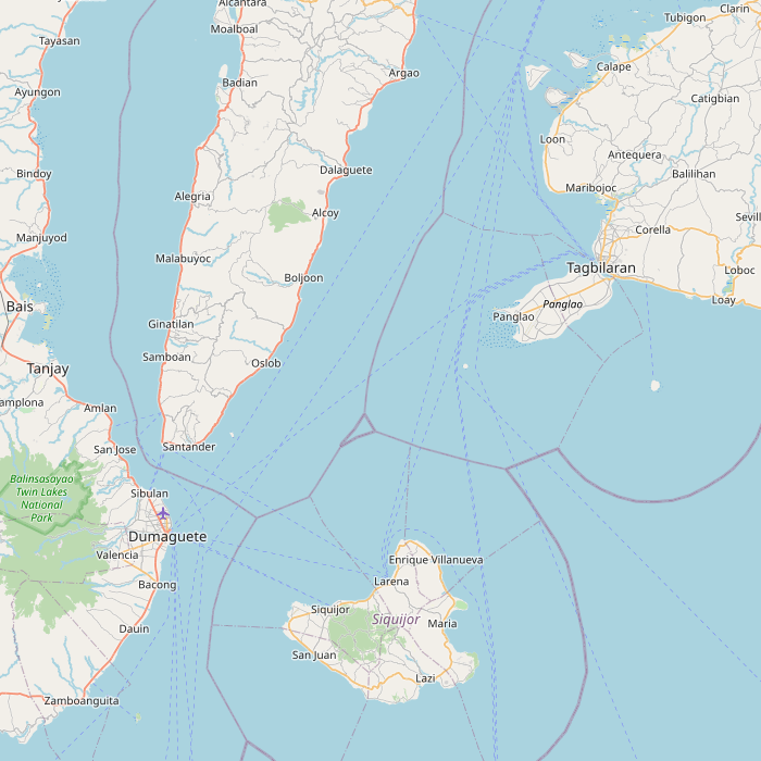 Mapa de las fuentes de los datos