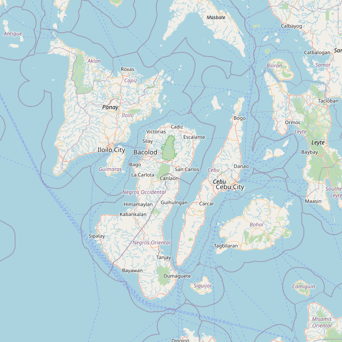 Mapa de las fuentes de los datos