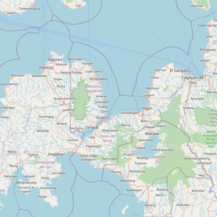 Mapa de las fuentes de los datos