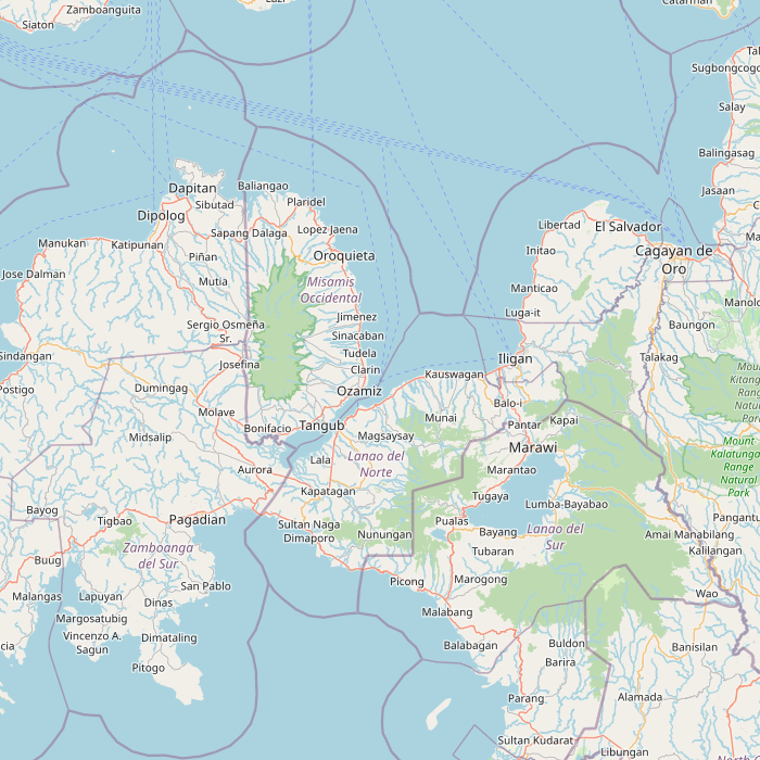 Mapa de las fuentes de los datos