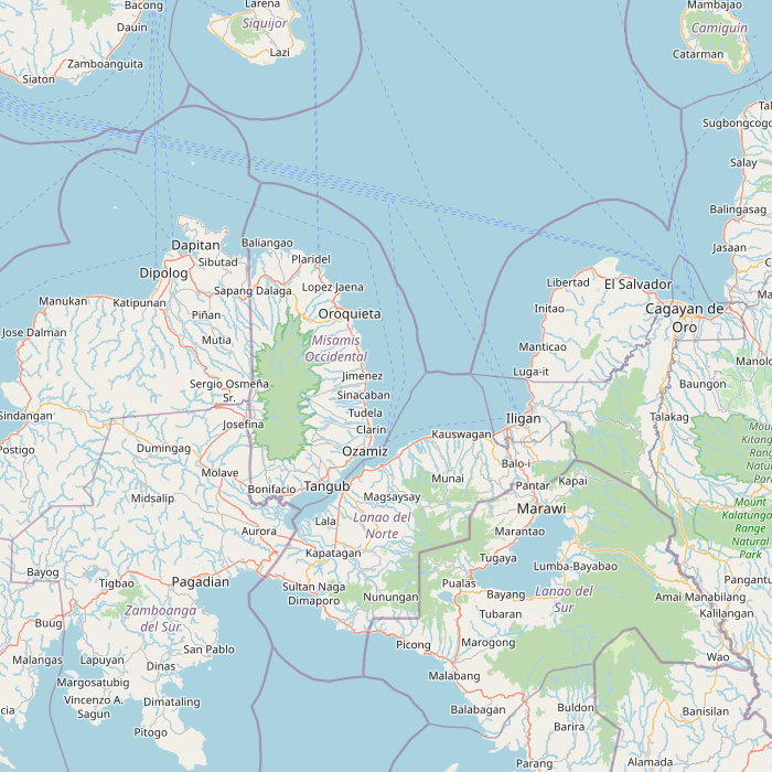 Mapa de las fuentes de los datos