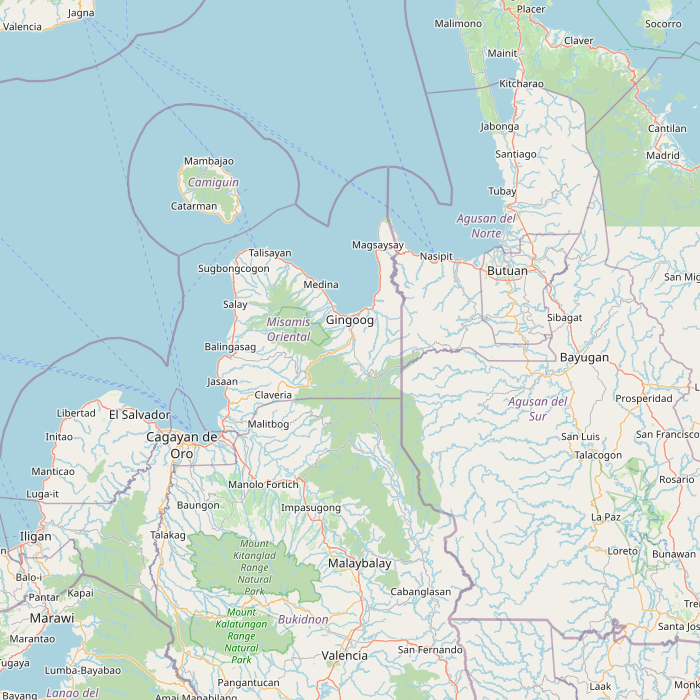 Mapa de las fuentes de los datos