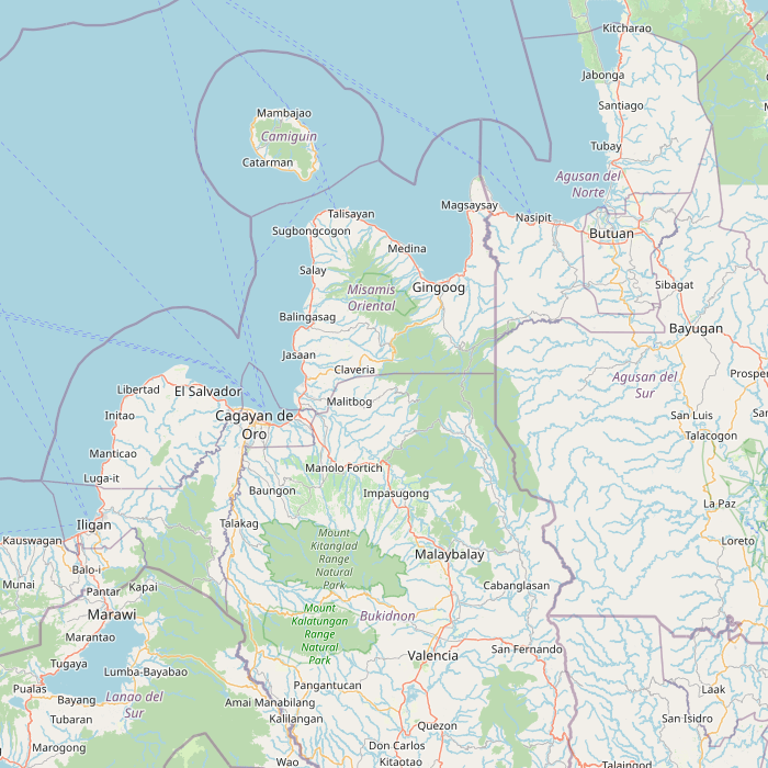 Mapa de las fuentes de los datos