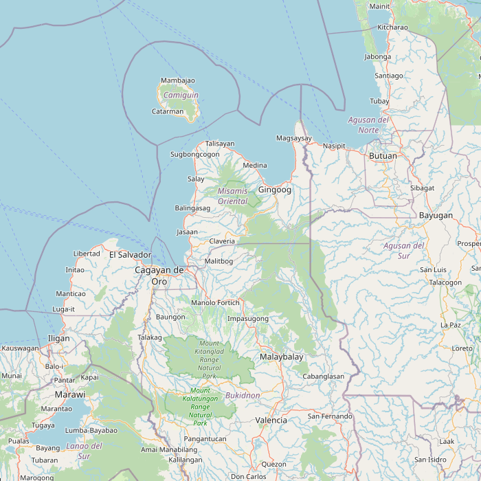 Mapa de las fuentes de los datos