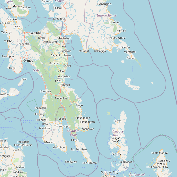 Mapa de las fuentes de los datos