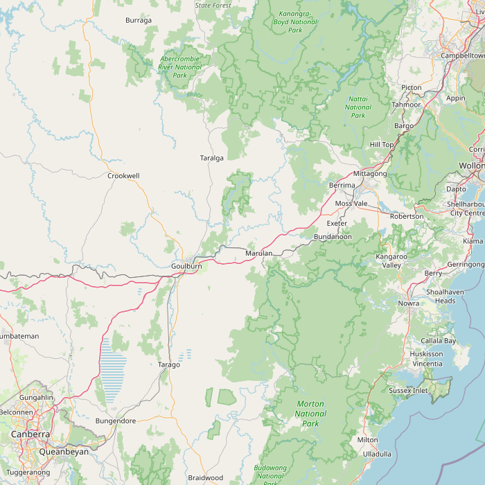 Mapa de las fuentes de los datos