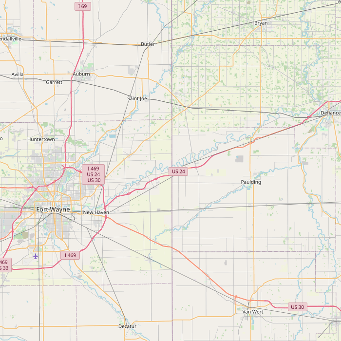 Mapa de las fuentes de los datos