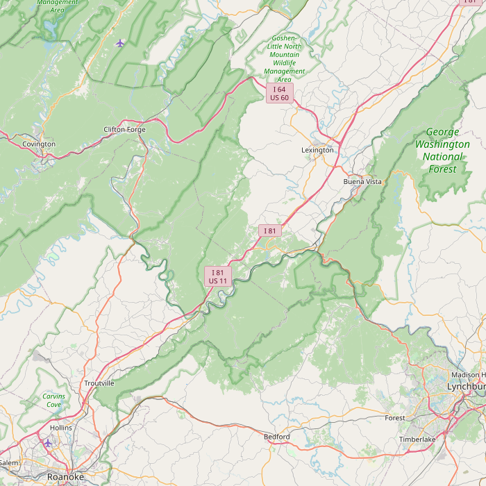 Carte des sources