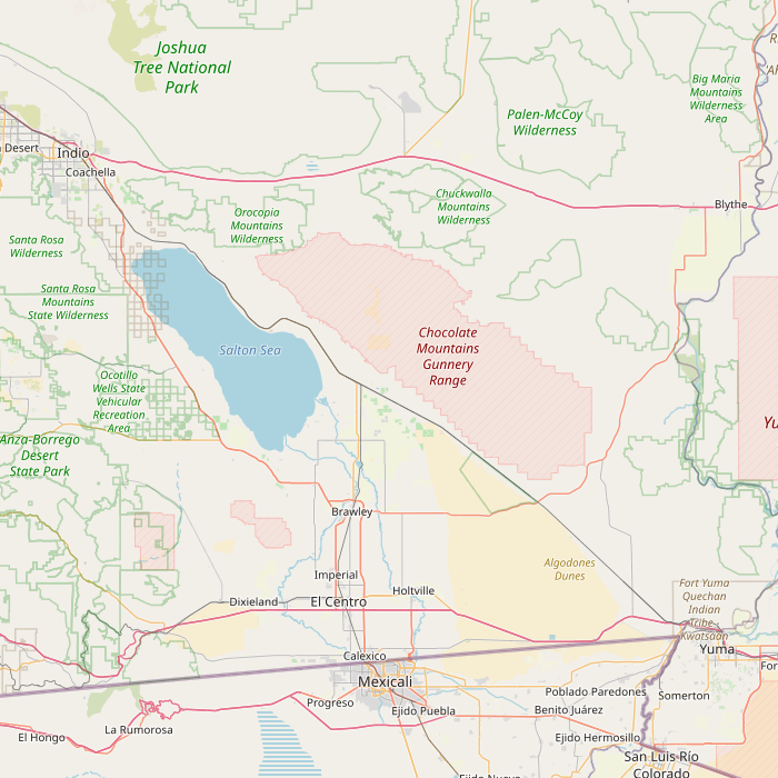 Mapa de las fuentes de los datos
