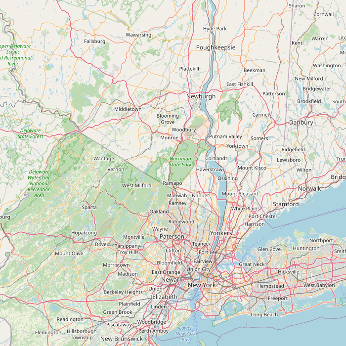 Mapa de las fuentes de los datos