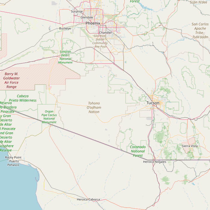 Mapa de las fuentes de los datos