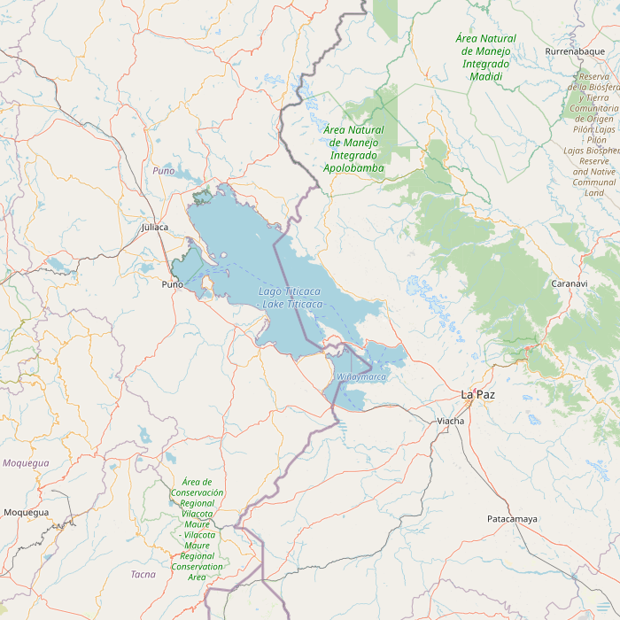 Mapa de las fuentes de los datos