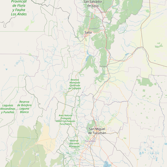 Mapa de las fuentes de los datos