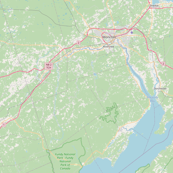 Mapa de las fuentes de los datos