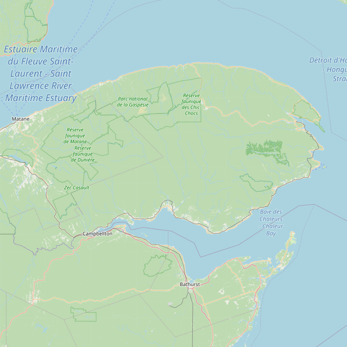 Mapa de las fuentes de los datos